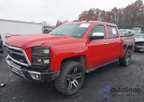 2014 Chevrolet Silverado 1500 2Lz из США, поврежденный, VIN 3GCUKSEC1EG438734